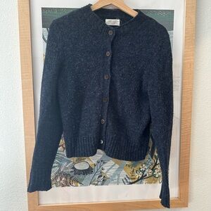 Toast wool navy sweater